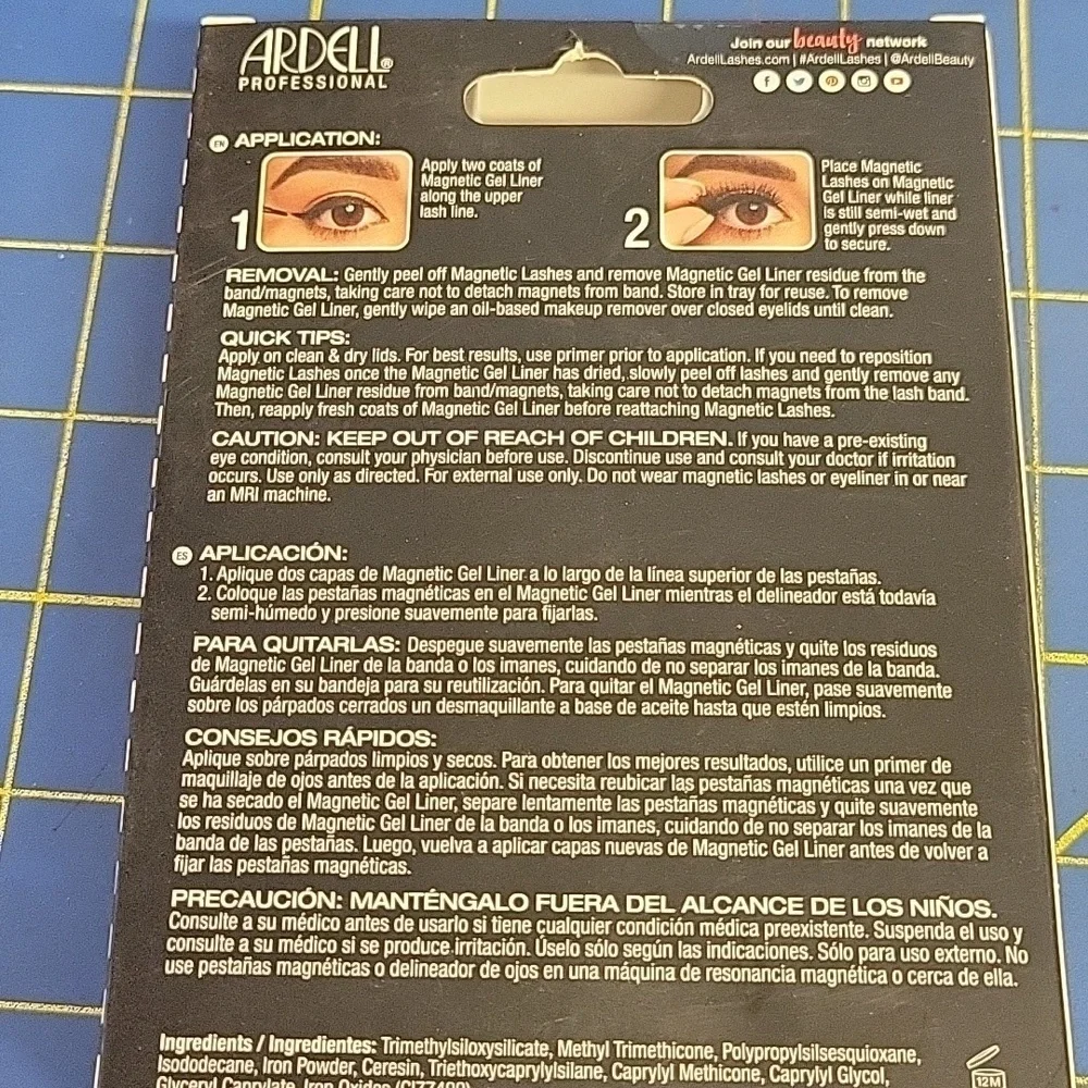 Ardell Magnetic MEGAHOLD Liner & Lash Duo New
